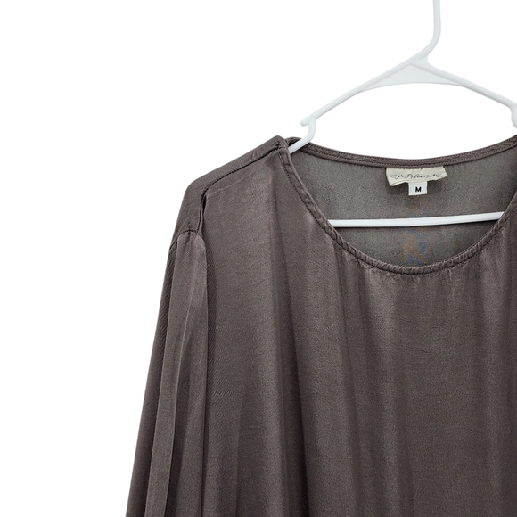 Cachaca Vintage Women's Quarter Sleeves Relaxed Fit Tunic Top - M - Picture 2 of 6